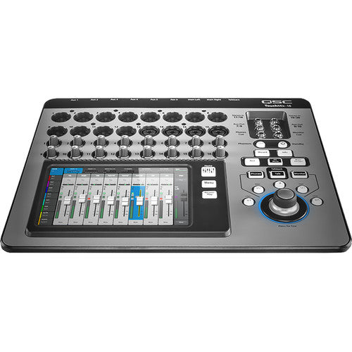 QSC TouchMix-16 Mezclador digital compacto con pantalla táctil, 22 Entradas totales, 12 Salidas, Control inalámbrico mediante aplicación para iPad, Procesamiento DSP, Grabación multipista, Adaptador USB Wi-Fi incluido (copia)