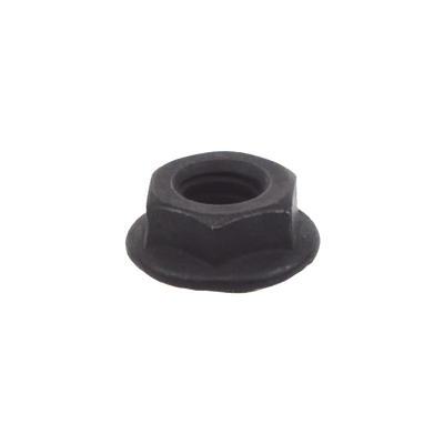 TUERCA HEX DENTADA  1/4 BLACK OXIDE