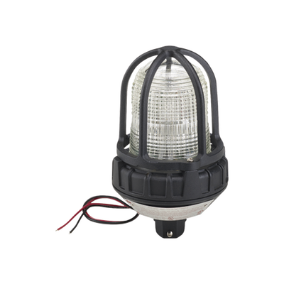 Luz estroboscópica para ubicaciones peligrosas,  montaje tipo tubo, 12-24 VCD, Color Claro
