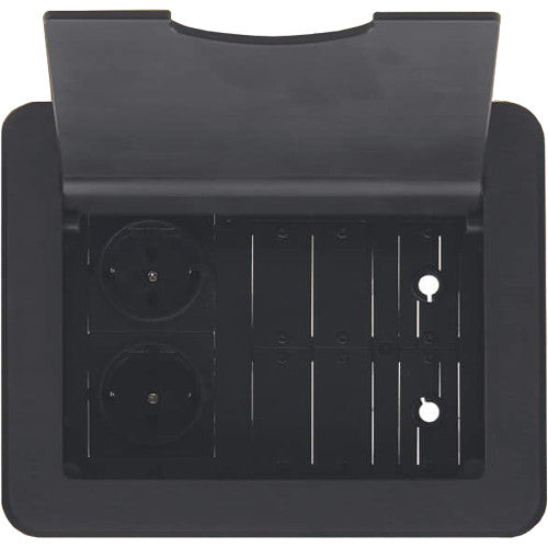 KRAMER TBUS-1Axl Caja modular multiconexión para montaje en mesa con tapa abatible