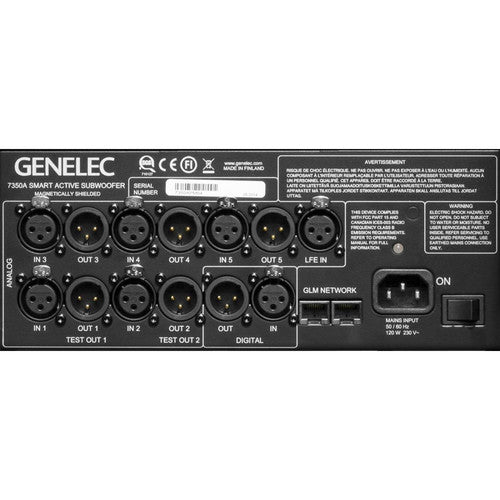 GENELEC 7350A Subwoofer de Estudio Activo, SAM™ (8 Pulgadas) Calibración Acústica de Precisión, La Solución Definitiva para Graves Inmersivos y Precisos en la Producción Musical