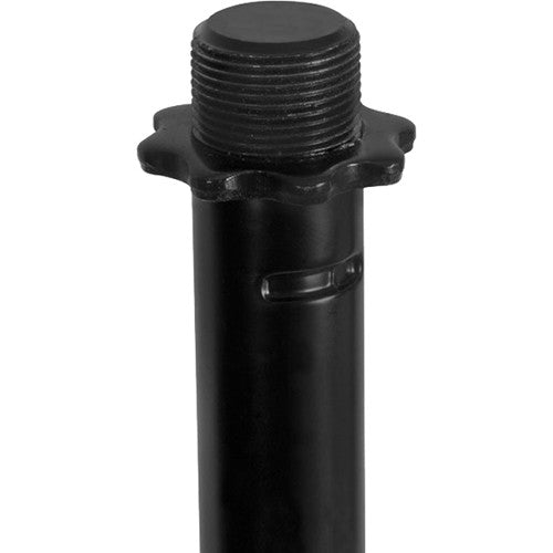 ON STAGE MS7201B Pedestal de micrófono de piso altura ajustable: 33 a 60" (83.82 a 152.4 cm)