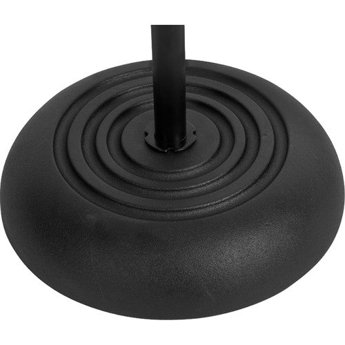 ON STAGE MS7201B Pedestal de micrófono de piso altura ajustable: 33 a 60" (83.82 a 152.4 cm)