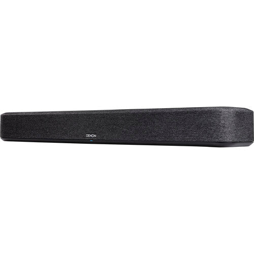 Denon Home Sound Bar 550 es una barra de sonido compacta con audio Dolby Atmos y DTS:X 3D. Incluye HEOS Built-in para multi-sala y streaming Wi-Fi/Bluetooth. Controlable por voz (Alexa) y ampliable con subwoofers y surrounds inalámbricos Denon Home.