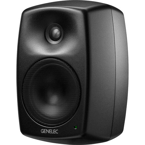 GENELEC 4030CM Altavoz activo, Mystic Black, woofer 5", tweeter ¾", 100W Clase D, respuesta 47 Hz–25 kHz, SPL máx. 110 dB, entrada Euroblock, compensación de sala, ideal para instalaciones comerciales 1 PIEZA