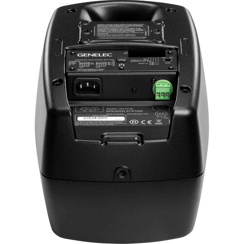 GENELEC 4030CM Altavoz activo, Mystic Black, woofer 5", tweeter ¾", 100W Clase D, respuesta 47 Hz–25 kHz, SPL máx. 110 dB, entrada Euroblock, compensación de sala, ideal para instalaciones comerciales 1 PIEZA