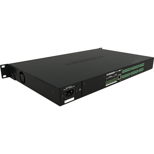 ALLEN & HEATH AHM-16 Procesador de matricial de audio 16x16 con 8 Entradas / 8 Salidas analógicas locales, Puerto de E/S para expansión (hasta 128x128), apliicaciones de Distribución de audio, megafonía y conferencias