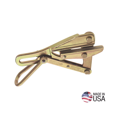 Tensor Grillo tipo Chicago™ para Cable Desnudo (ACSR, AAC, Cobre), de 19 a 22 mm (0.74" a 0.86"). Carga Máxima Segura: 8000 lb (3629 kg).