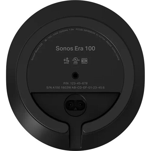 SONOS ERA 100 Altavoz compacto para música, streaming y mucho más. COLOR NEGRO