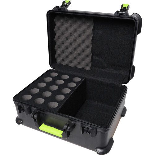 SHURE SH-MICCASE15 Estuche Rígido de Polietilenopara 15 Micrófonos con Cierre TSA