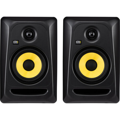 KRK ROKIT CLASSIC 5 PACK. JUEGO DE 2 Monitores de estudio activo de 2 vías de 5" Clase-D, potencia 55 W, Entradas combinadas TRS / XLR balanceadas, Color Negro, 2 piezas