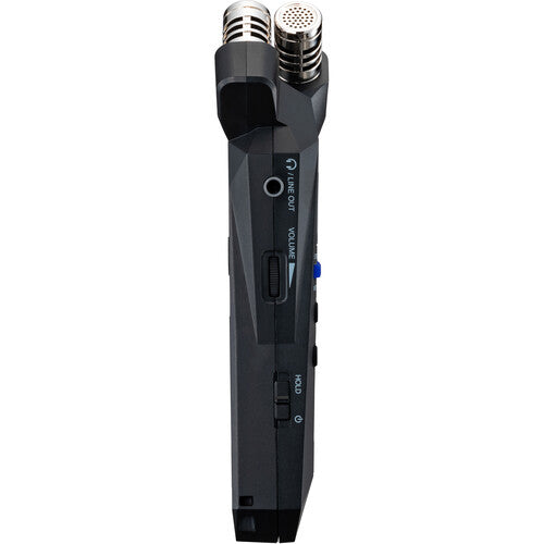 ZOOM H1 ESSENTIAL Grabadora de audio portátil de 2 pistas y 32 bits flotante, micrófonos integrados, Músicos, creadores de contenido y podcasters, Flotante de 32 bits: no es necesario ajustar el nivel, Pantalla OLED vívida