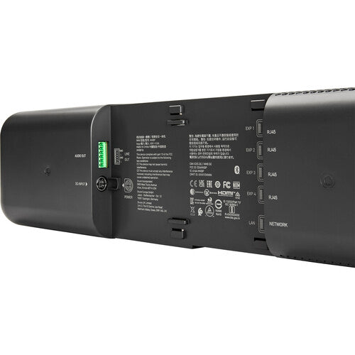 Shure IntelliMix Bar Pro Kit IMXBPK: Barra de Videoconferencia 4K Todo en Uno con IA | Audio Premium Microflex, Cámara con Auto-framing y Seguimiento de Orador | Certificado Microsoft Teams y Zoom | Integración PoE+ y Dante para Salas de Juntas