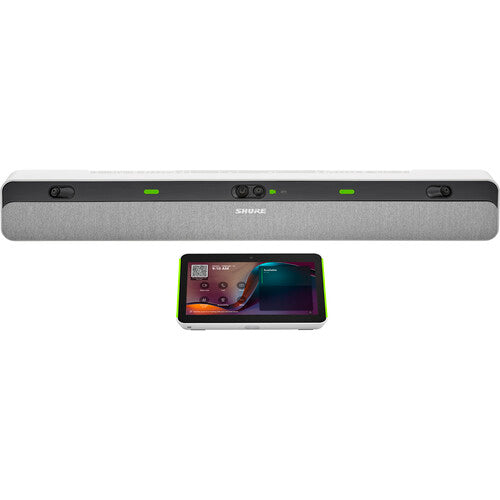 Shure IntelliMix Bar Pro Kit IMXBPK: Barra de Videoconferencia 4K Todo en Uno con IA | Audio Premium Microflex, Cámara con Auto-framing y Seguimiento de Orador | Certificado Microsoft Teams y Zoom | Integración PoE+ y Dante para Salas de Juntas