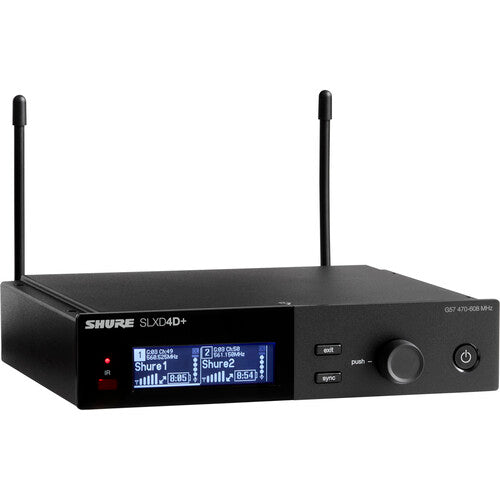 SHURE SLXD24D+/N8C-G57 Sistema Inalámbrico Digital Doble con 2 Micrófonos de Mano Nexadyne 8/C