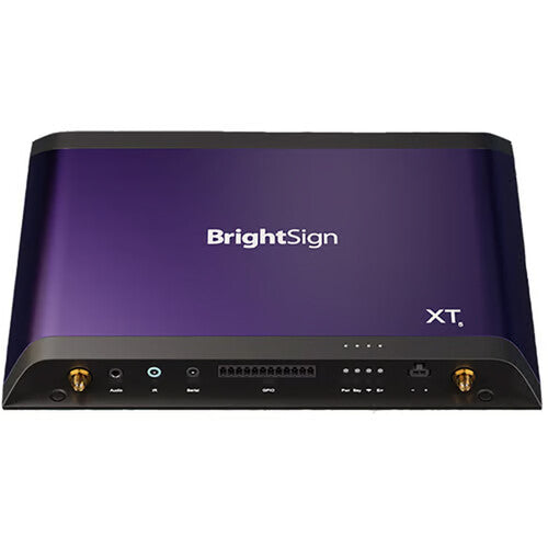 BrightSign XT1145 - Reproductor de Señalización Digital 8K con Live TV, PoE+ y Puertos Expandidos