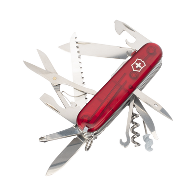 Navaja Victorinox de Bolsillo Mediana Huntsman Lite de 21 Funciones con Luz LED
