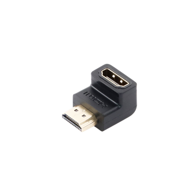 Adaptador HDMI de 90 Grados Macho a Hembra / Hacia Abajo / HDMI 2.0  4K@60Hz / Proporciona Flexibilidad Sin Doblar los Cables HDMI