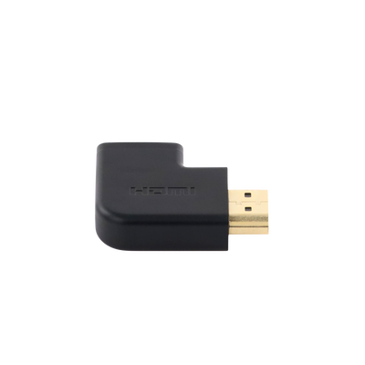 Adaptador HDMI Tipo L Macho a Hembra / Hacia Abajo / HDMI 2.0  4K@60Hz / Proporciona Flexibilidad Sin Doblar los Cables HDMI