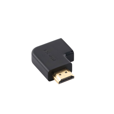 Adaptador HDMI Tipo L Macho a Hembra / Hacia Abajo / HDMI 2.0  4K@60Hz / Proporciona Flexibilidad Sin Doblar los Cables HDMI