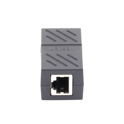 Acoplador (Extensor de Cable Ethernet RJ45 a RJ45) | 1000Mbps | Compatibilidad con Cat7 Cat6A Cat6 Cat5e | Compatible con POE | Ignífugo | ABS