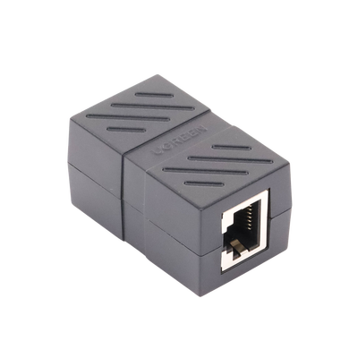 Acoplador (Extensor de Cable Ethernet RJ45 a RJ45) | 1000Mbps | Compatibilidad con Cat7 Cat6A Cat6 Cat5e | Compatible con POE | Ignífugo | ABS