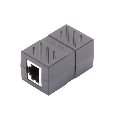 Acoplador (Extensor de Cable Ethernet RJ45 a RJ45) | 1000Mbps | Compatibilidad con Cat7 Cat6A Cat6 Cat5e | Compatible con POE | Ignífugo | ABS