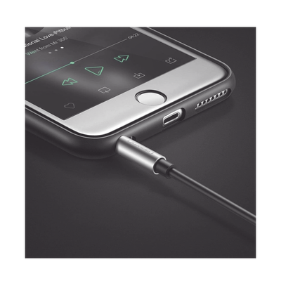 Cable Adaptador/Divisor de Audio de 3.5mm Macho a 2 Terminales de 3.5mm Hembra / 25 cm de Longitud / Cable TPE / Color Negro