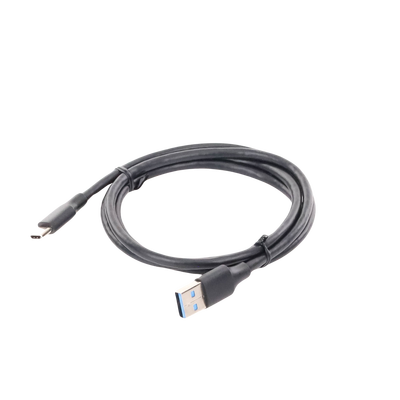Cable USB-A a USB-C | 1 Metro | Carga y Sincronización de Datos | Carga Rápida 60W | Datos 5 Gbps | QC 3.0/2.0 | FPC | AFC | Protección Integrada | Duradero y Flexible| Caja ABS | Cubierta de TPE | Color Negro.