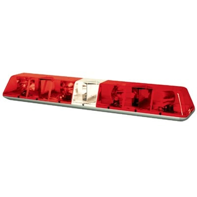 Barras de luces para trabajo pesado TurboBeam Plus, rojo/claro/rojo