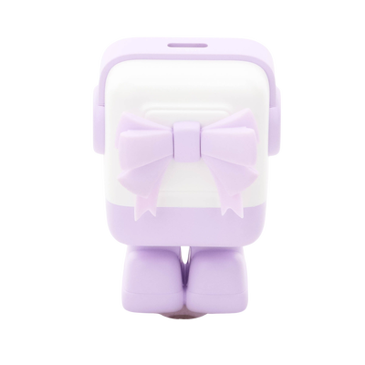 Cargador Mini GaNRobot 30W serie UNO | 1 USB-C de Carga Rápida | Tecnología GaN II | Multiprotocolo PD/QC/SCP/FCA | Carga Inteligente | Pantalla LED | Zapato Magnético Extraíble | Thermal Guard | Color Lila.