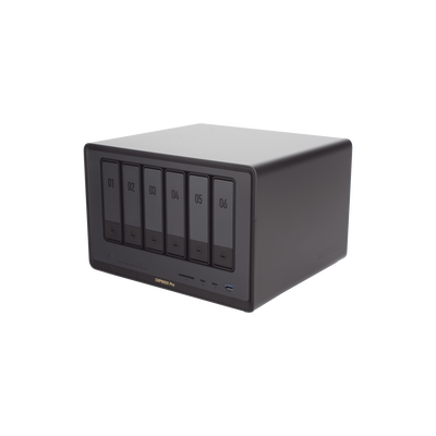 NASync DXP6800 Pro | SO UGOS Pro | Intel® i5 1235u 10-Core™ | 6-Bahias (SATA) Hasta 144TB | 2* M.2 SSD Hasta 16TB | 8GB DDR5 (Exp. a 64GB) | 2 Thunderbolt™4 | 2*10GbE | 1*USB3.2 Gen2 | 2*USB 2.0 | 2*USB 3.2Gen2 | HDMI 2.1 8K | SD 4.0