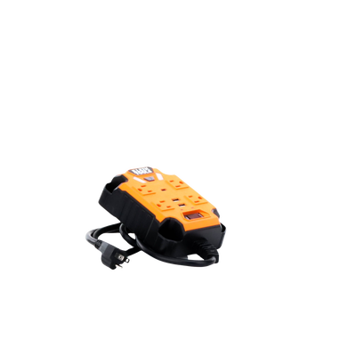 Multicontacto Powerbox 1, con 4 Salidas 120 Vca, 2 USB-A / 1 USB-C, Luces LED Integradas y Soporte Magnético