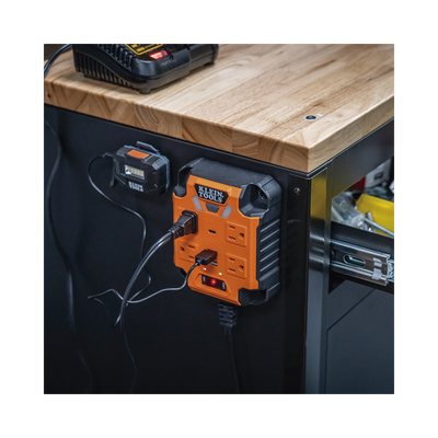 Multicontacto Powerbox 1, con 4 Salidas 120 Vca, 2 USB-A / 1 USB-C, Luces LED Integradas y Soporte Magnético