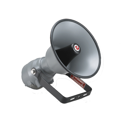 Altavoz amplificado a prueba de explosiones 302X SelecTone® Aprobado por CSFM y listado por UL y cUL para Clase I, División 1, Grupos B, C y D; Clase I, División 2, Grupo A; Clase II, División 2, Grupos F y G; Clase III 24 VCD col