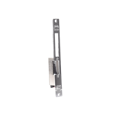 Contrachapa eléctrica / Cerrada en caso de falla/ Color Cromo