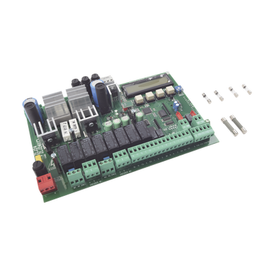 Tarjeta electronica para motores de dos hojas abatibles con decodificación radio incorporada