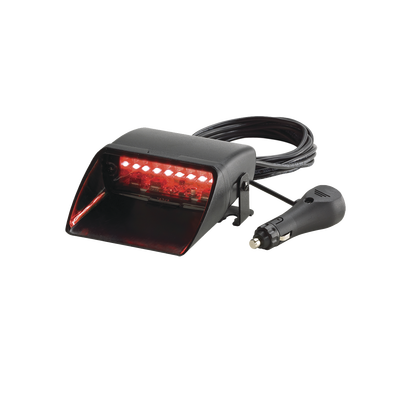 Luz interior Viper S2 sencilla, bicolor, rojo/azul, 12 LED, 23 patrones, incluye adaptador para encendedor