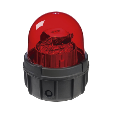 LED de advertencia giratorias Commander®, Tipo 4X, carcasa IP66 Listado por UL y cUL , 120 VCA, color rojo, Para Ubicaciones y Ambientes Peligrosos