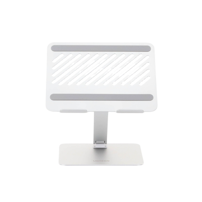 Soporte de Aluminio para Laptop | Ajustable 180° | Soporta Laptops de 10 a 17.3''| Capacidad de Carga 5Kg | Excelente Estabilidad | Diseño Para Alta Disipación de Calor | Altura y Angulo Ajustable | Plegable y Portátil.