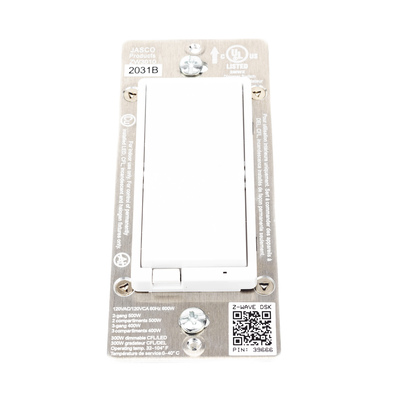 (ZWAVE) Dimmer, señal inalámbrica Z-WAVE, compatible con HUB HC7, C8, panel de alarma L5210, L7000, Total Connect. y Alarm.Com