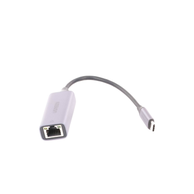Adaptador de Red USB-C 3.1 (5 Gbps) a RJ45 | Thunderbolt 3 | Admite 10/100/1000 Mbps |  Chip Inteligente | Amplia Compatibilidad | Caja de Aluminio | Longitud del cable 10 cm.