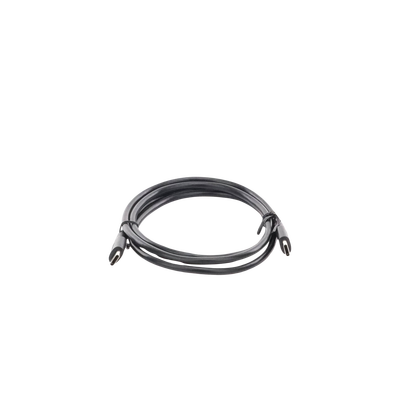 Cable USB-C a USB-C | 1 Metro | Carga Rápida de hasta 60W | Transferencia de datos de 480 Mbps | PD3.0 | QC 4.0/3.0/2.0 | FPC | AFC | Duradero y Flexible| Caja ABS | Cubierta de TPE | Color Negro.