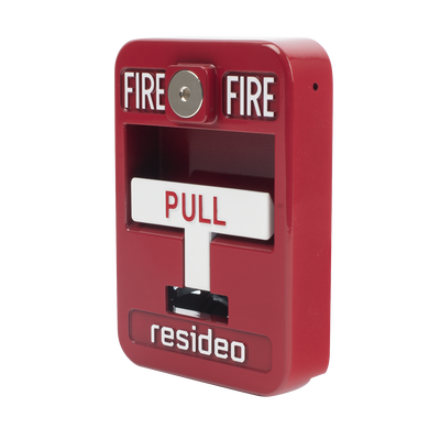 Estación de jalón convencional de acción simple color roja