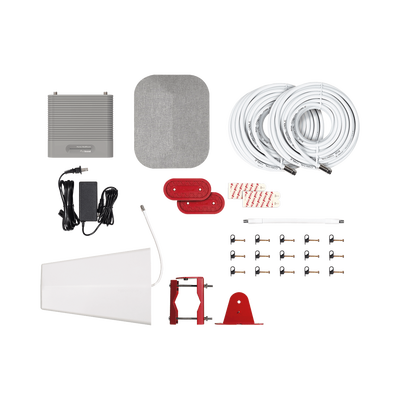 KIT Amplificador de Señal Celular, HOME MULTIROOM | Mejora la Señal Celular de todos los Operadores | Cubre áreas de hasta 900 m²