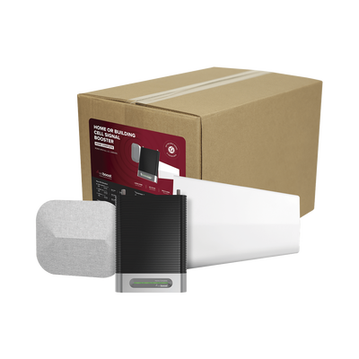 KIT Amplificador de Señal Celular, HOME COMPLETE | Mejora la Señal Celular de todos los Operadores | Cubre áreas de hasta 1200 m²