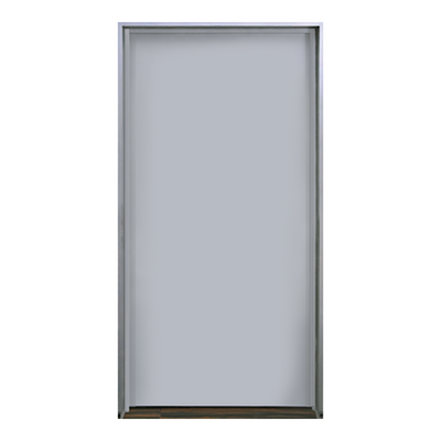 Puerta metálica galvanizada 3 ft x 7 ft