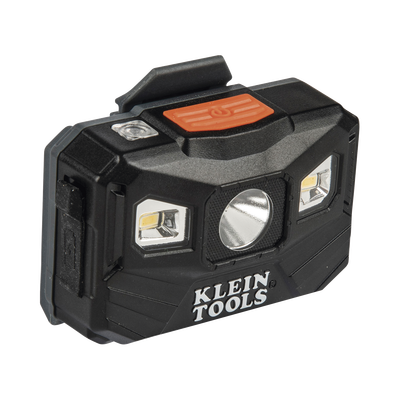 Lámpara Luz LED Frontal Recargable de 400 Lúmenes, Apagado Automático, con Correa de Tela, Adaptable y Ajustable a Gorros, Cascos, Cachuchas  o directo a Frente Humana (Tipo Minero)