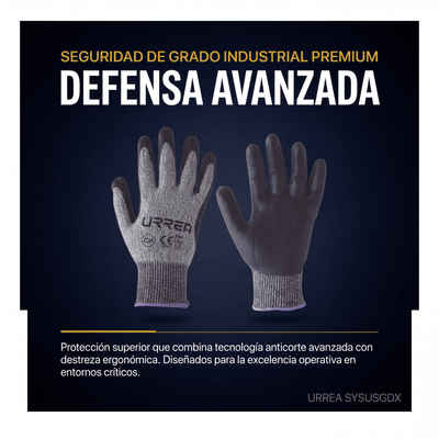 Guantes talla extra grande supraneema con recubrimiento de nitrilo.