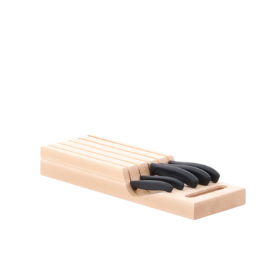 Portacuchillos de Cajón y 5 Cuchillos Swiss Classic